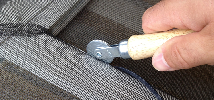 metal screen door repair in Southwest Edmonton