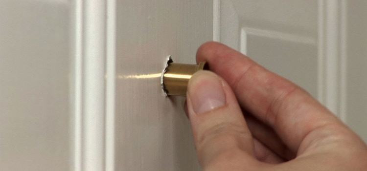 peephole door repair in Southwest Edmonton